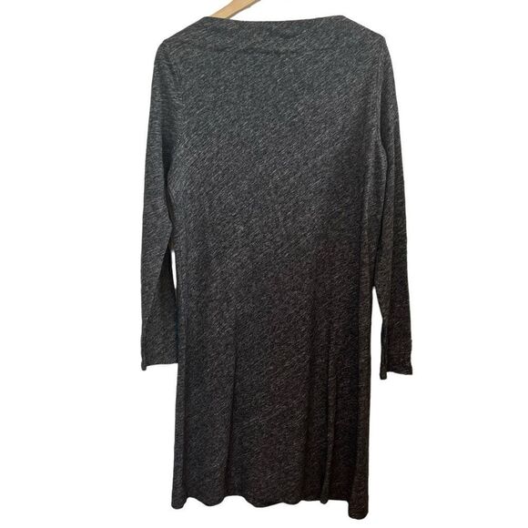 Eileen Fisher Bias Boat Neck Organic Cotton and Virgin Wool Dress Size M - Picture 4 of 8